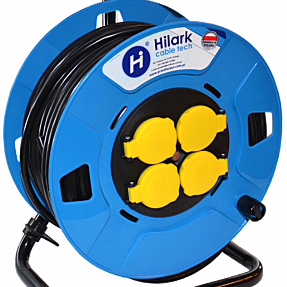 Rallonge renforcée 3x1mm² sur enrouleur de jardin 1m