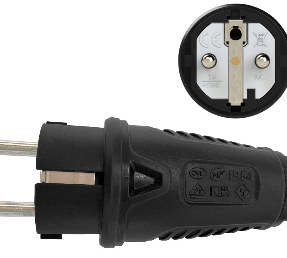 Rallonge renforcée 3×1,5 1m RÉPARTITEUR