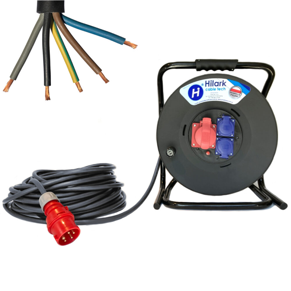 Rallonge triphasée CEE PVC 16A H05VV-F 5×2,5 3m