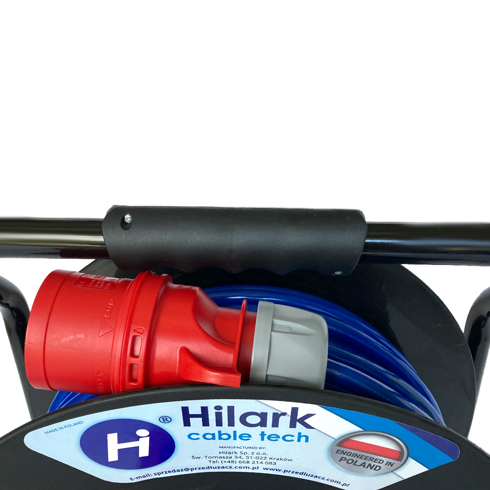 Rallonge triphasée CEE H07BQ-F 5×2,5 mm croisement de phases 1m