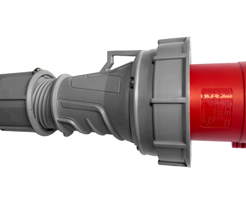 Wtyczka przenośna PCE 63A 5P 400V 6h IP66/67 035-6