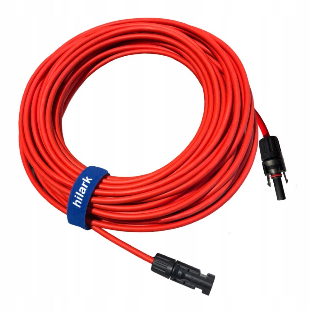 Câble solaire photovoltaïque rouge 1x4mm² 5m ou multiple