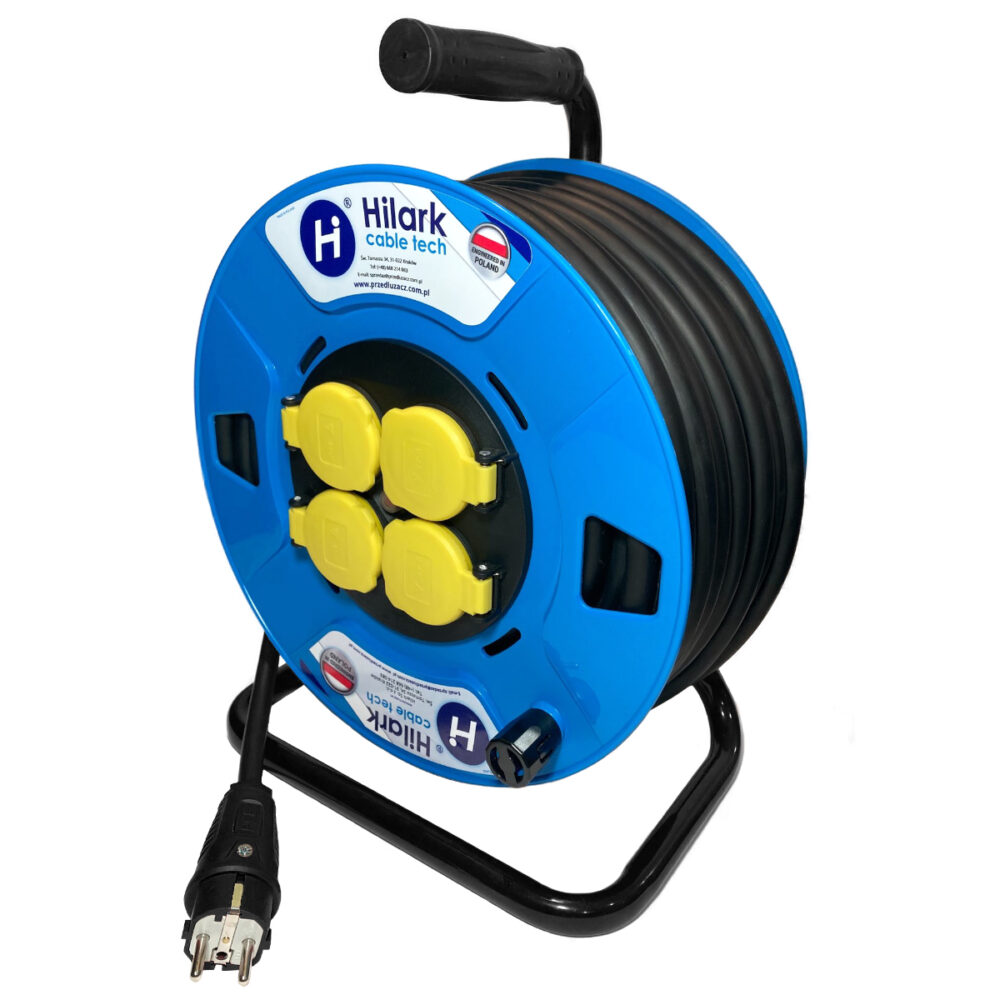 Répartiteur de chantier 4+1 H07RN-F 3×2,5 sur enrouleur