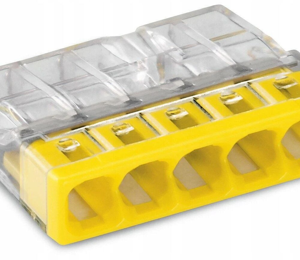 Złączka Wago 2273-205 drut 5x 0,5-2,5mm szybkozłaczka 5 torów 50szt