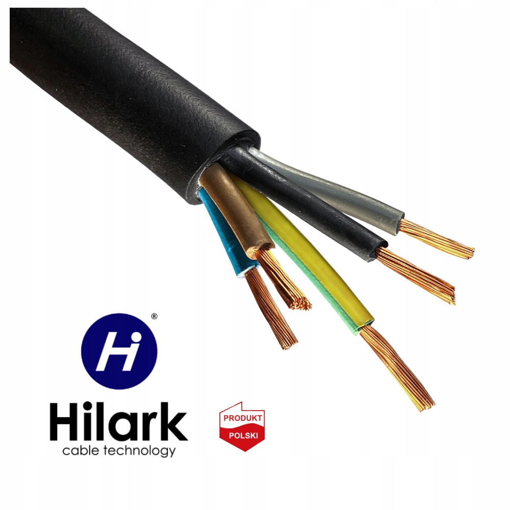 Przewód H05VV-F 5x4mm² 75m