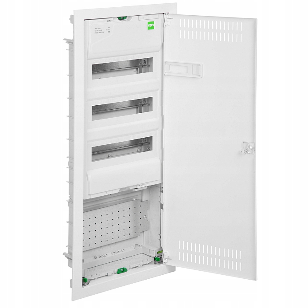 Coffret de distribution encastré multimédia 3×12 PE+N 1×12 TWIN IP30 2015-03 EPN