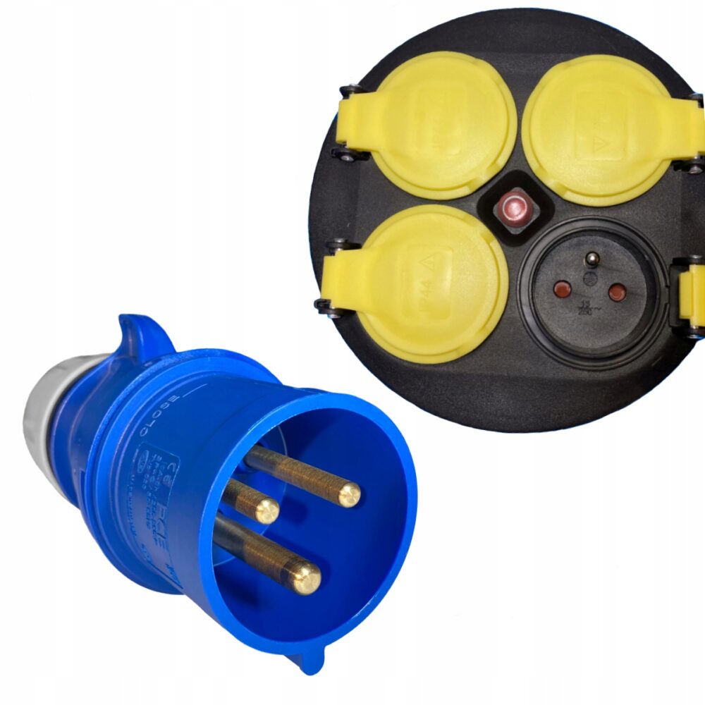 Przedłużacz H07BQ-F 3×2.5mm² 10m