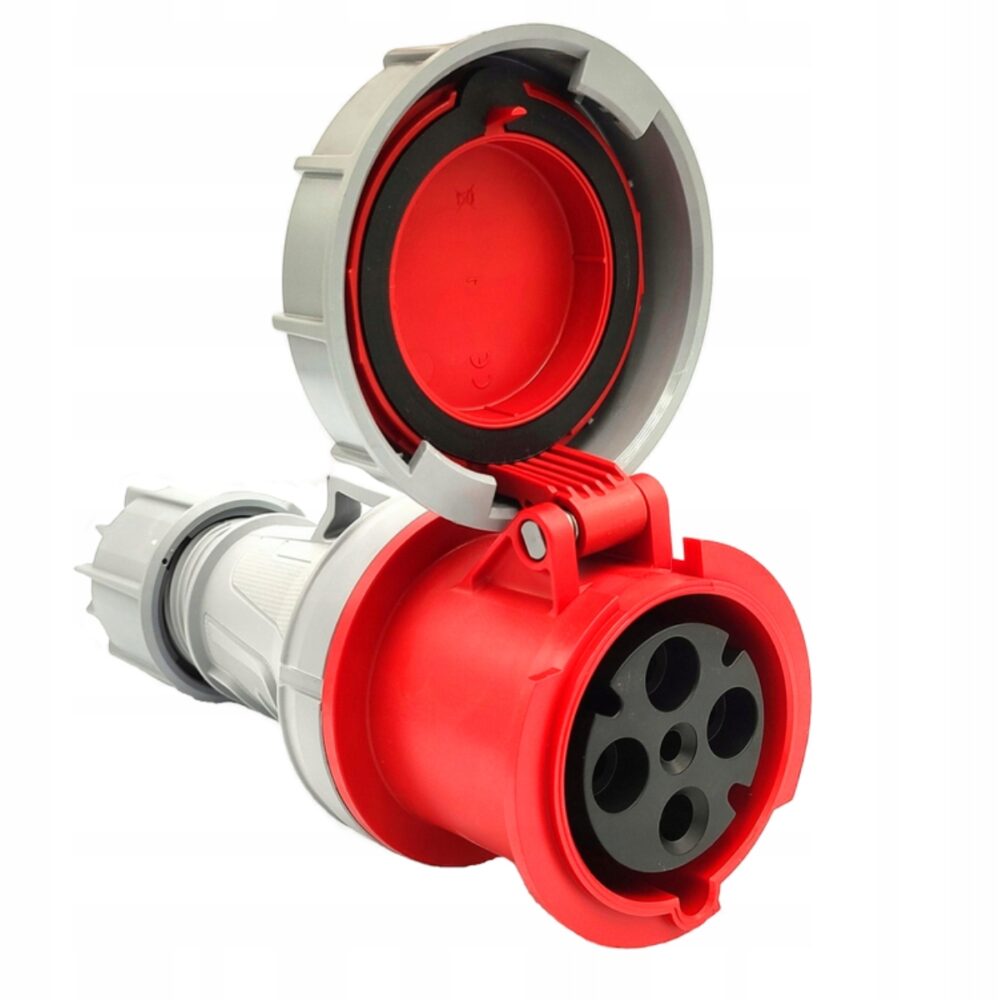 Prise industrielle mobile 63A 4P 400V 6h IP67 PCE 234-6