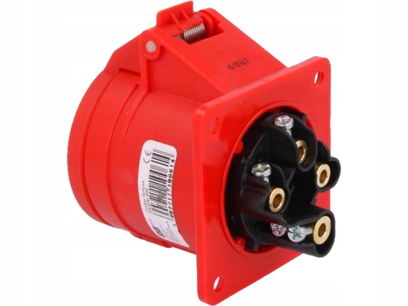 Prise encastrable droite 16A 4P PCE 314-6