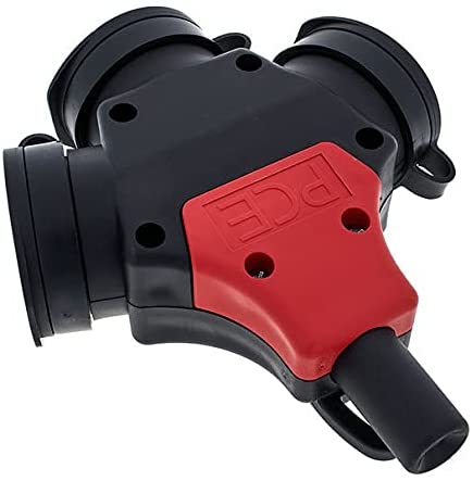 Przedłużacz gumowy H07RN-F 3×1,5 mm OnPD wtyczka i trojnik SCHUKO 1m