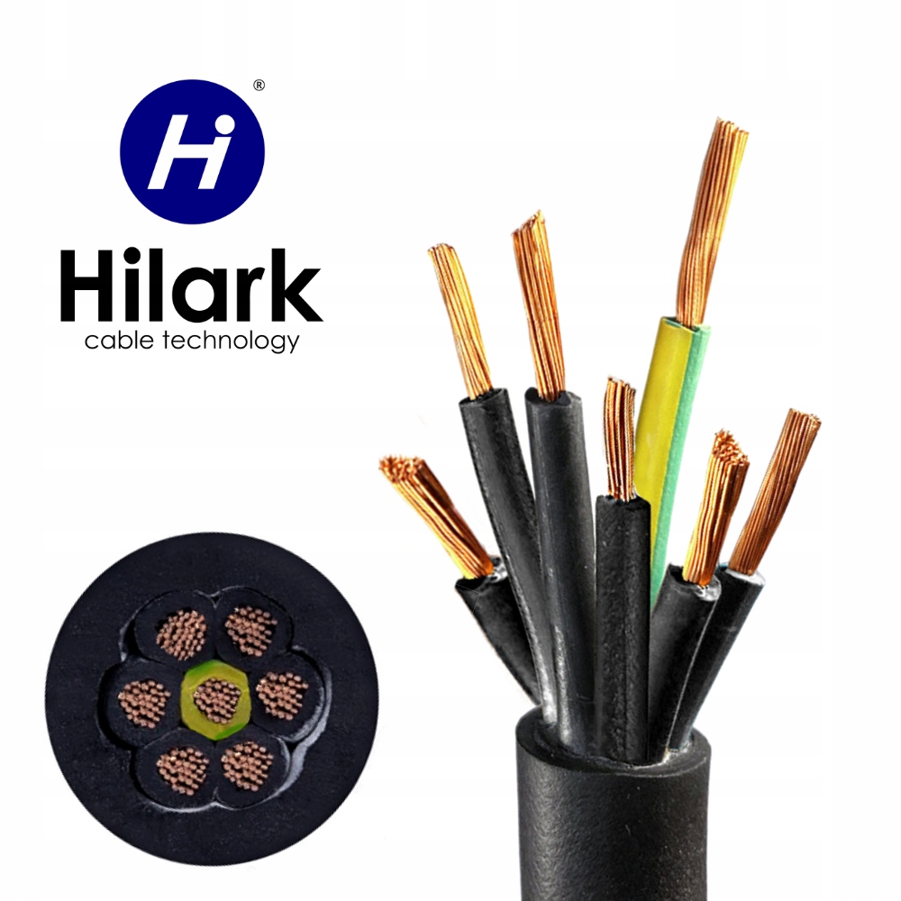 Câble H07RN-F 7×2,5mm² 1m