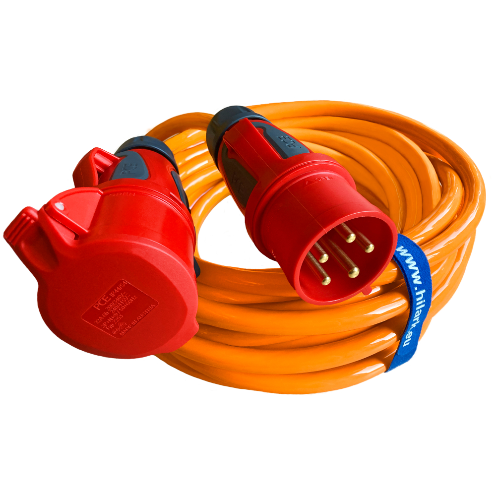 32A Rallonges triphasées CEE 5g4 H07BQ-F