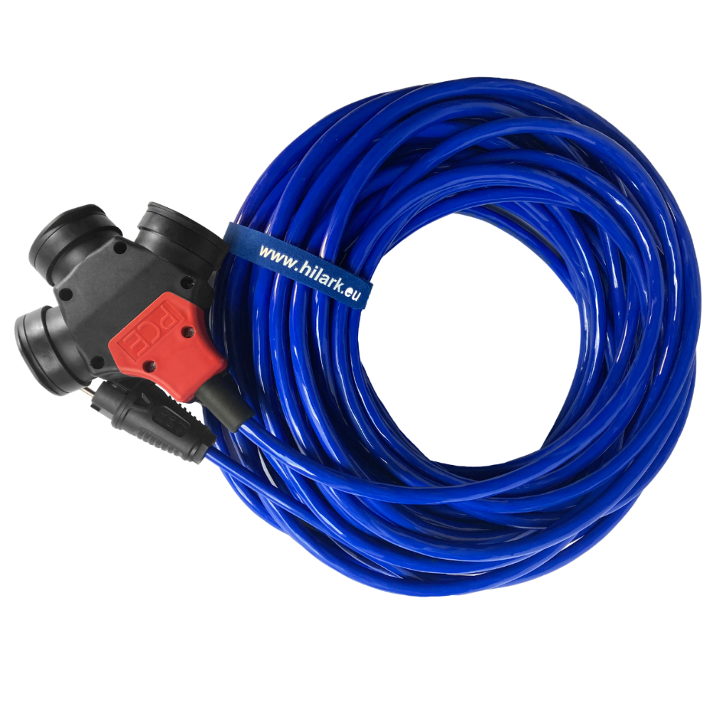 Répartiteur de chantier H07BQ-F 3x2,5 bleu