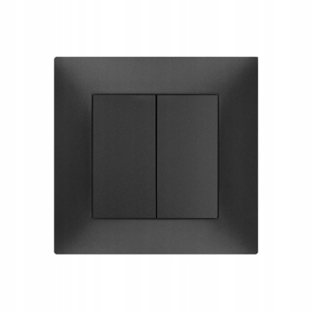 INTERRUPTEUR DOUBLE ÉLECTRIQUE CARLA POUR BOUGEOIR sans cadre 1711-09 EPN