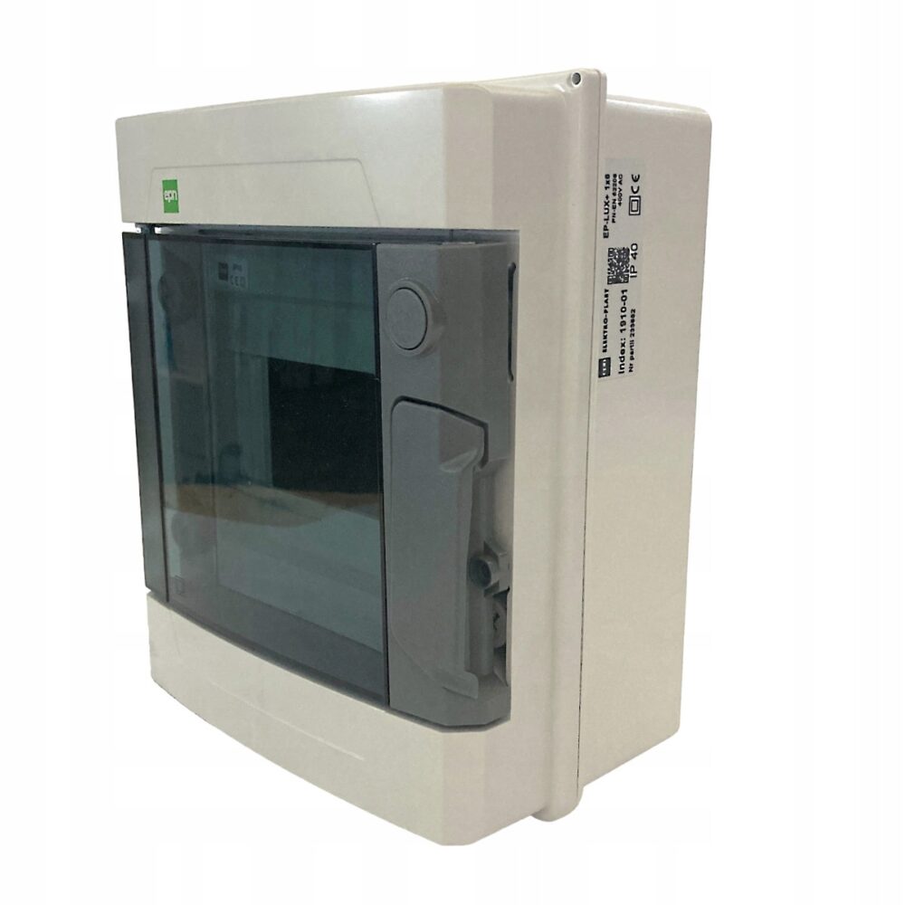 Tableau de répartition en saillie IP40 6 MODULES 40A PORTE OUVRANTE EPN 1910-01