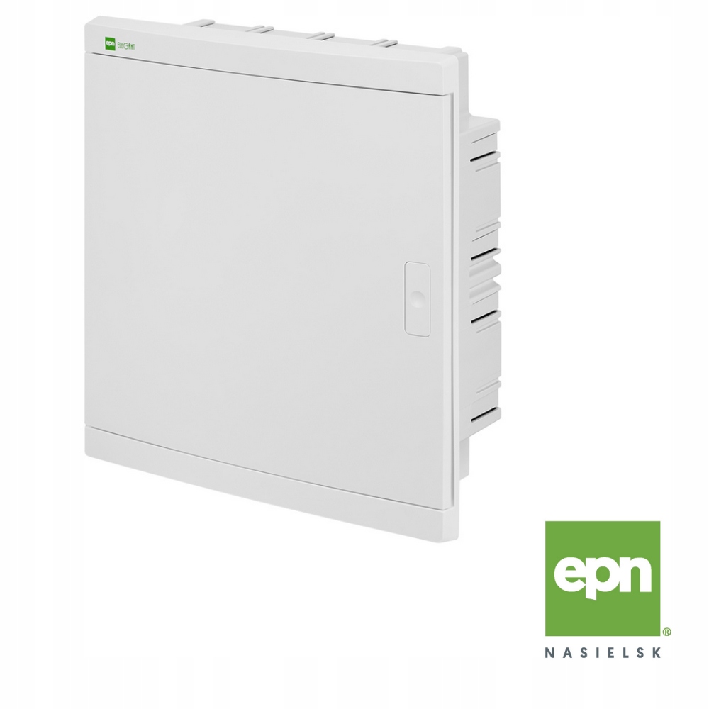 Tableau de répartition encastrable ELEGANT RP 2×12 PE+N IP40 blanc 2435-00 EPN