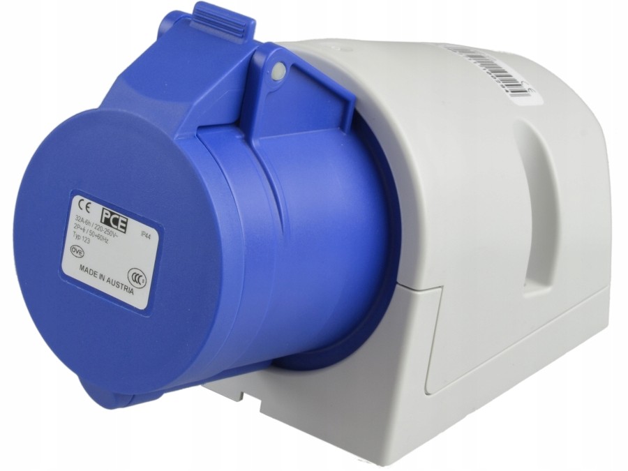 Prise fixe PCE 123-6 32A 3P 3 broches