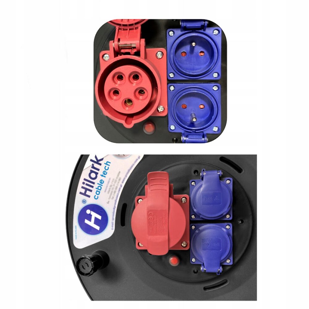 Rallonge triphasée CEE H07BQ-F 5×2,5mm² 2m