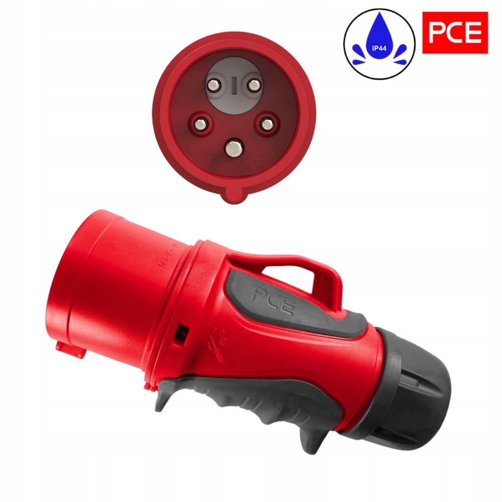 CEE-wtyczka z ochroną silnika 12,5kW PI+BA+RFC 32A 5p 6h (16-20A) 9216211