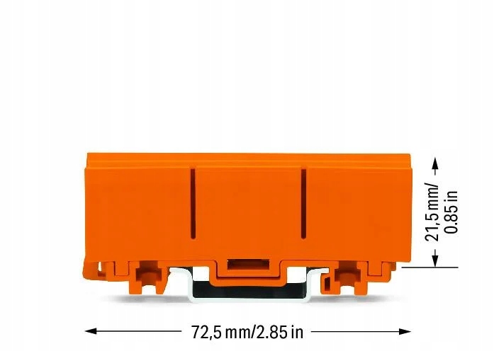 ADAPTATEUR DE MONTAGE SUR RAIL Wago 2273-500 1 pièce