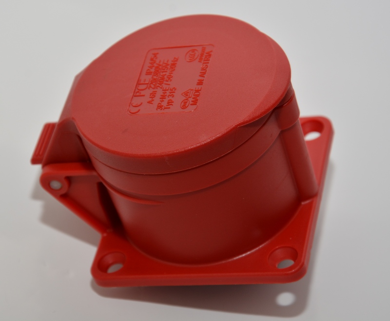 CEE-gniazdo tablicowe proste 32A 5p 6h IP44/IP54 325-6