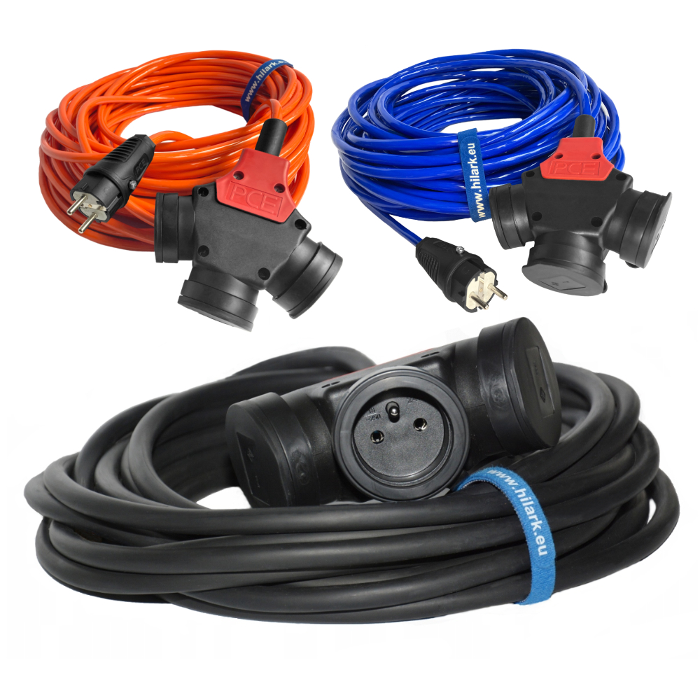 Rallonge répartiteur de chantier 3 prises