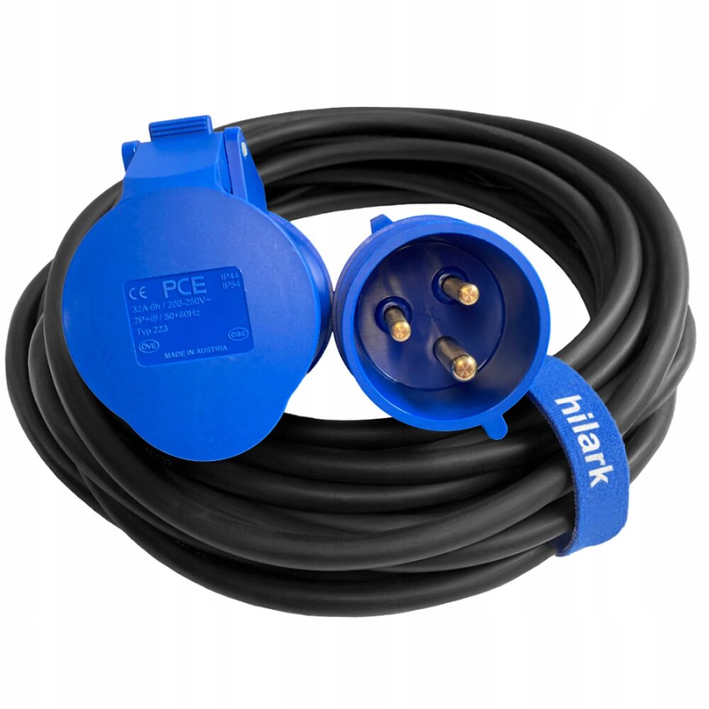 Rallonge 40m CEE 32A 3P 3x4mm caoutchouc H07RN-F OnPD