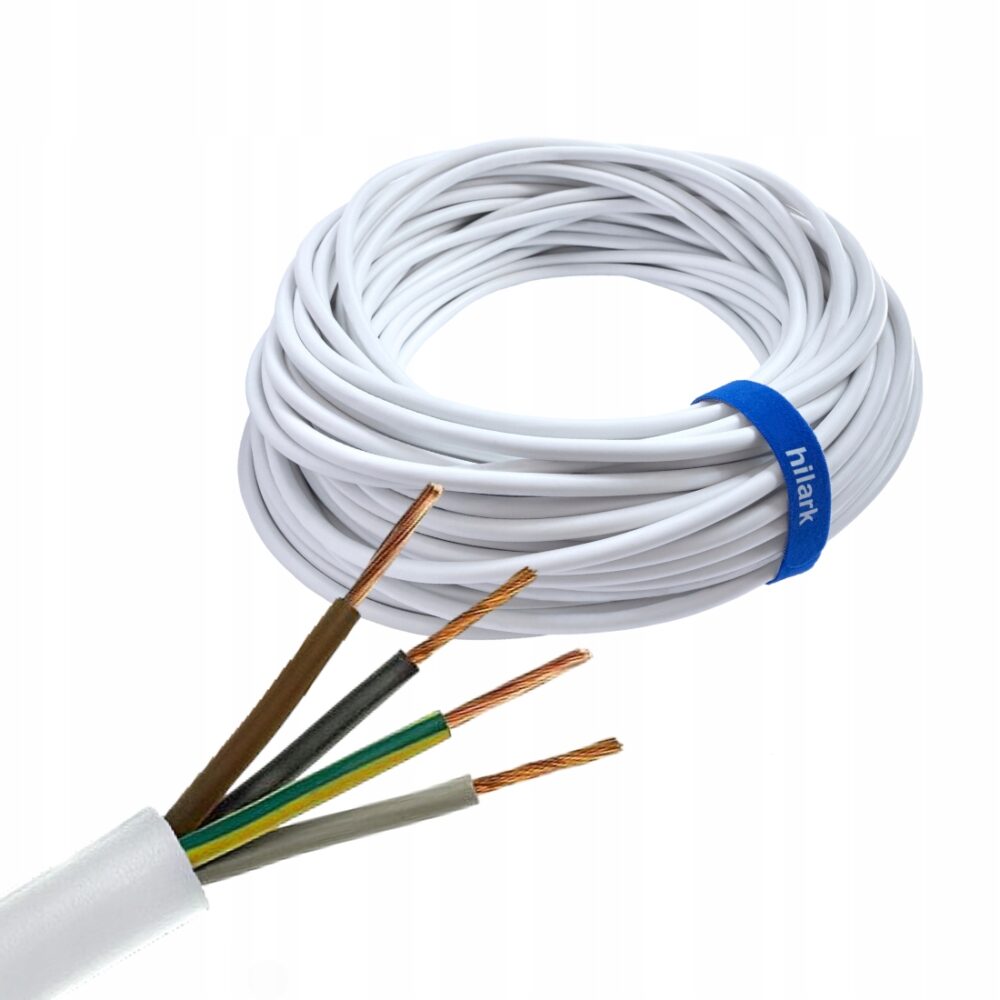 Câble H05VV-F 4x1,5 PVC rallonge souple cl 5 blanc