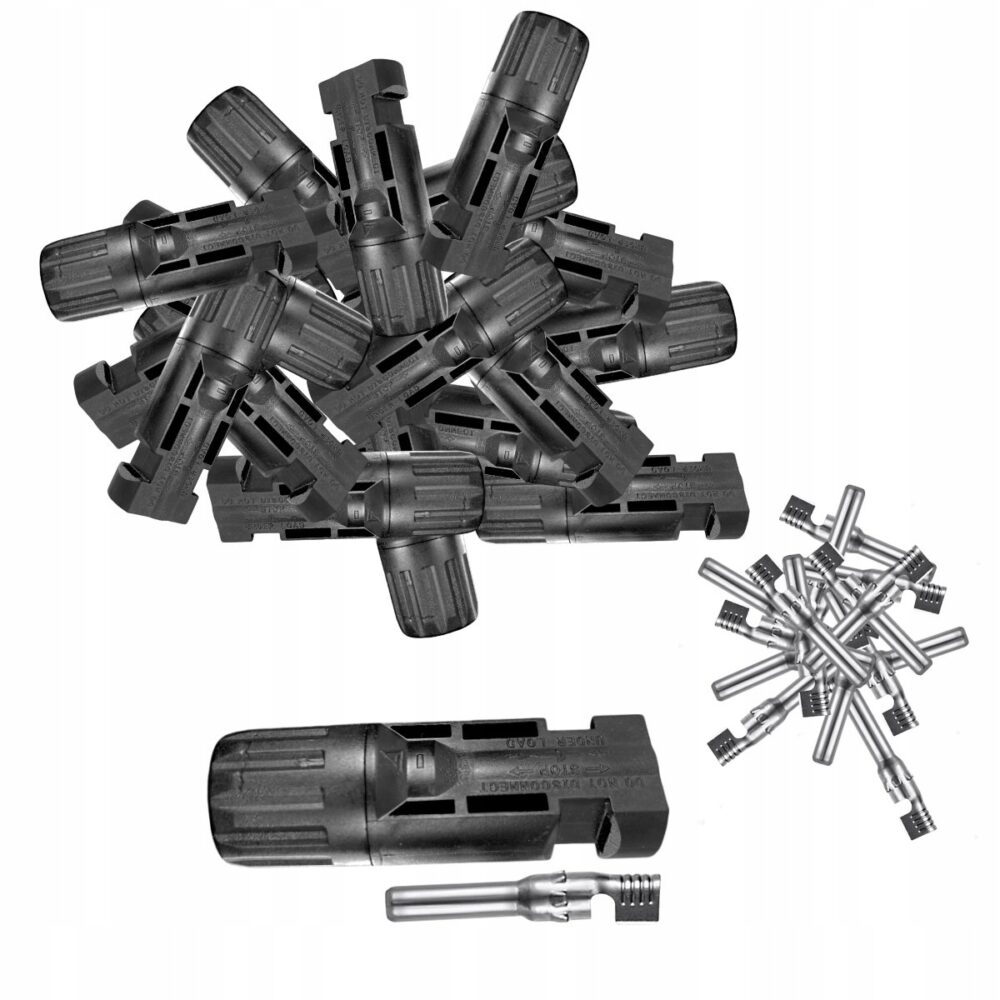 Connecteur MC4 pour panneaux solaires femelle pour câble 4-6mm² lot de 100 pièces