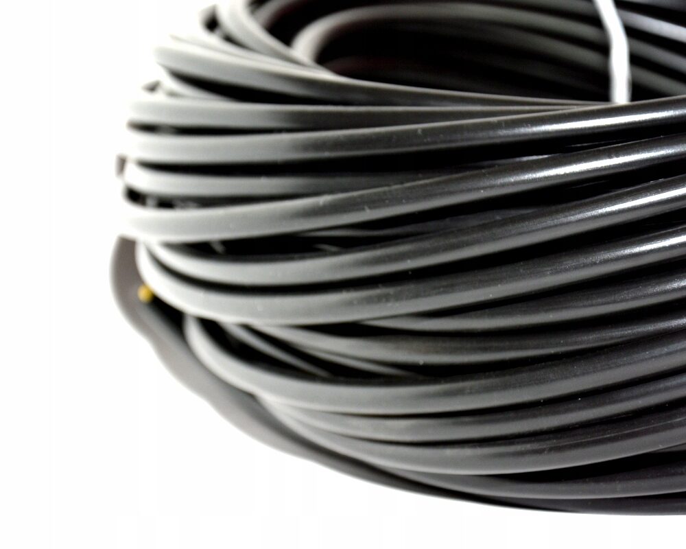 Câble d&rsquo;alimentation H05VV-F 5×1,5mm Noir 1m