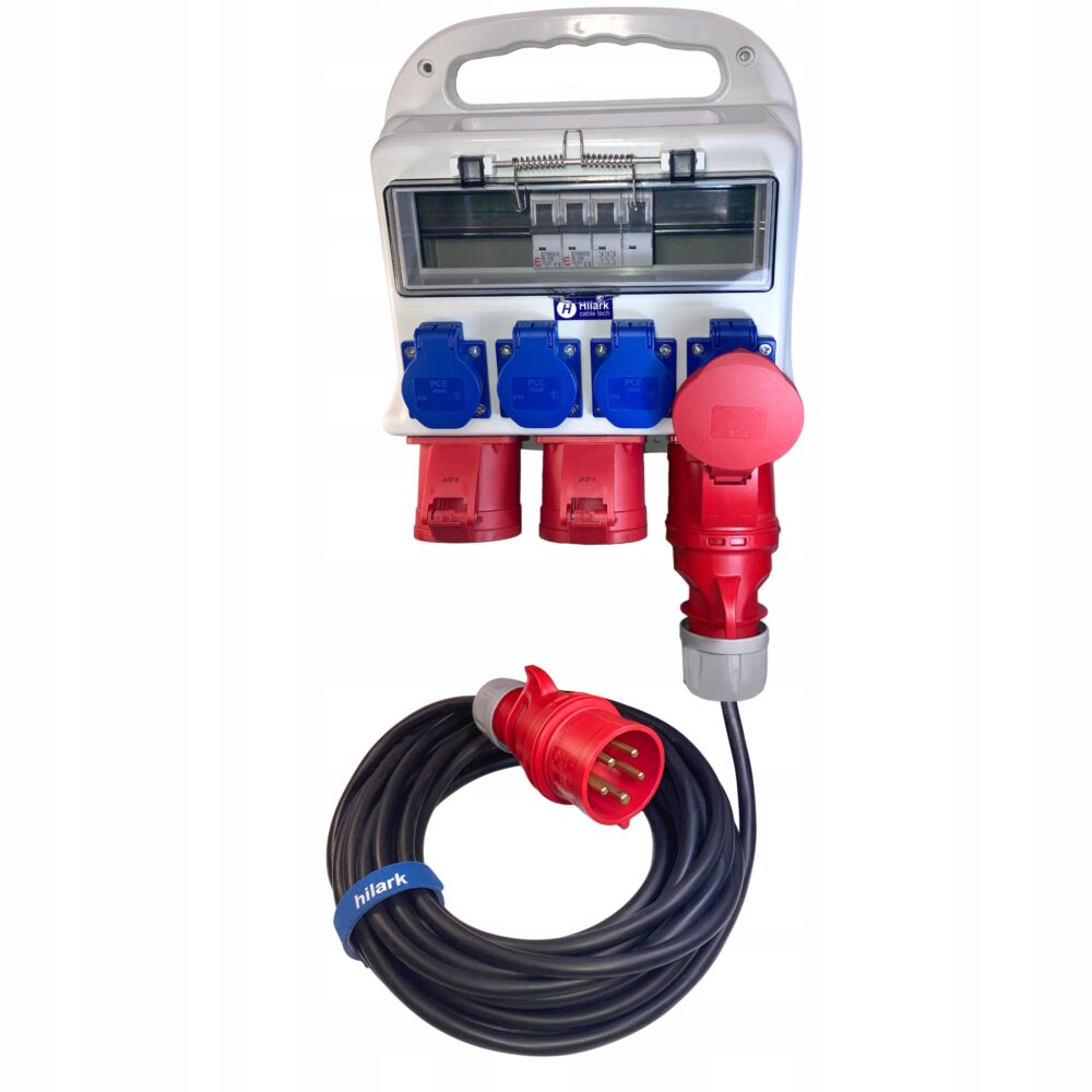 Coffret de chantier 2x16A + 4x230V PCE + Rallonge de chantier 3m
