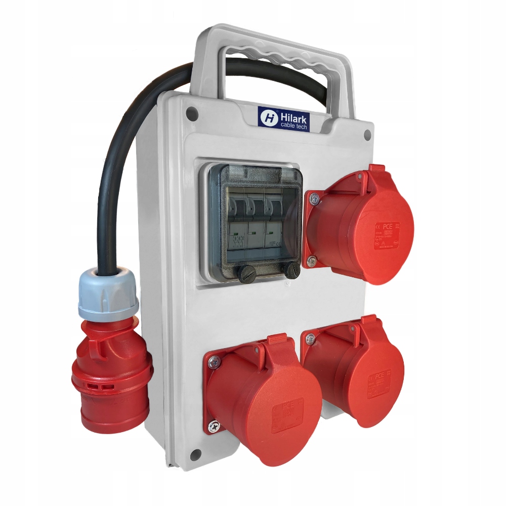 Coffret de chantier triphasé IP44 3x32A fusible C25 3P