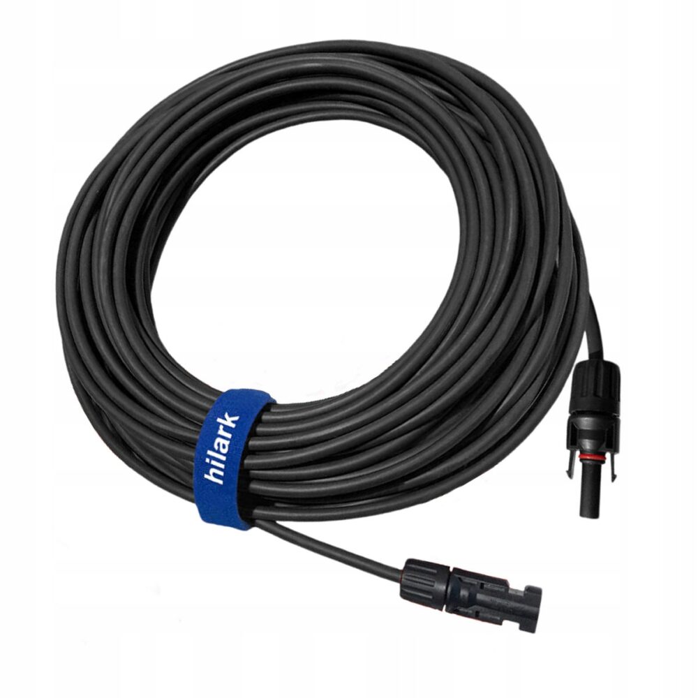 Rallonges solaires photovoltaïques 1x4 noir