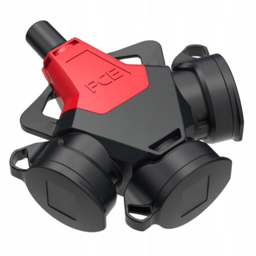 Répartiteur triple en caoutchouc PCE 243711-SRW femelle