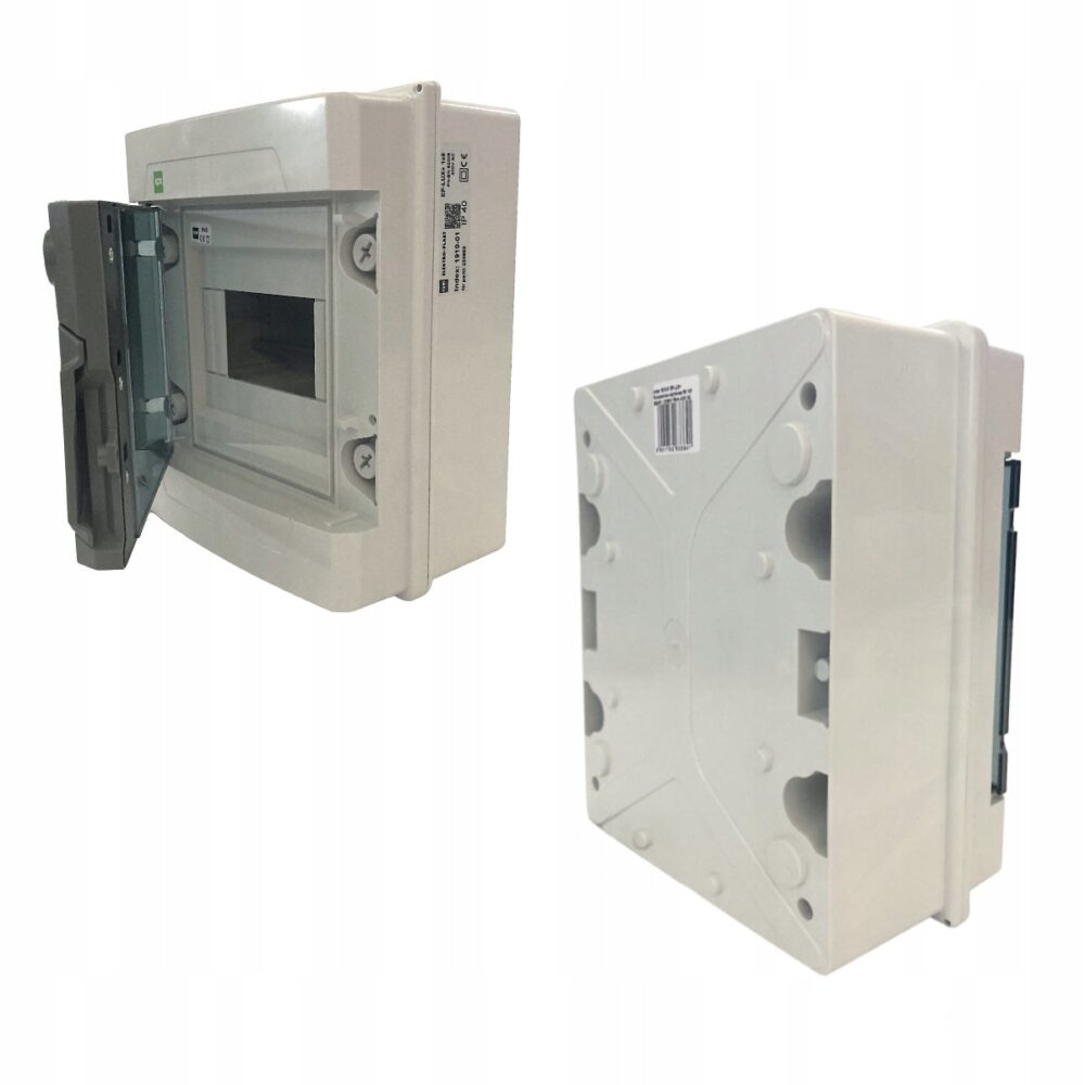 Tableau de répartition en saillie IP40 6 MODULES 40A PORTE OUVRANTE EPN 1910-01