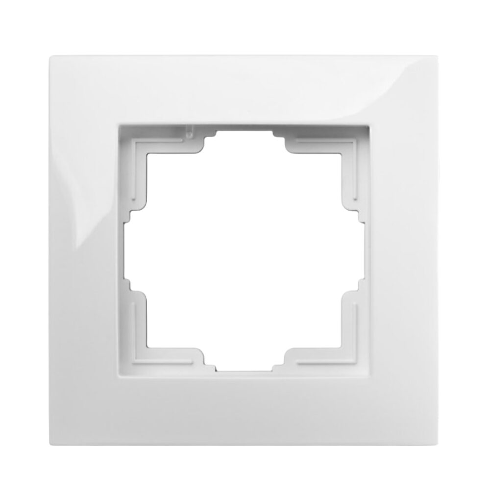 CADRE SIMPLE CARLA VERTICAL HORIZONTAL 1771-00 blanc EPN PRISES INTERRUPTEURS