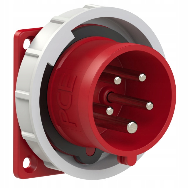 Fiche industrielle 16A 5 broches 6152-6v IP67 NICKELÉE