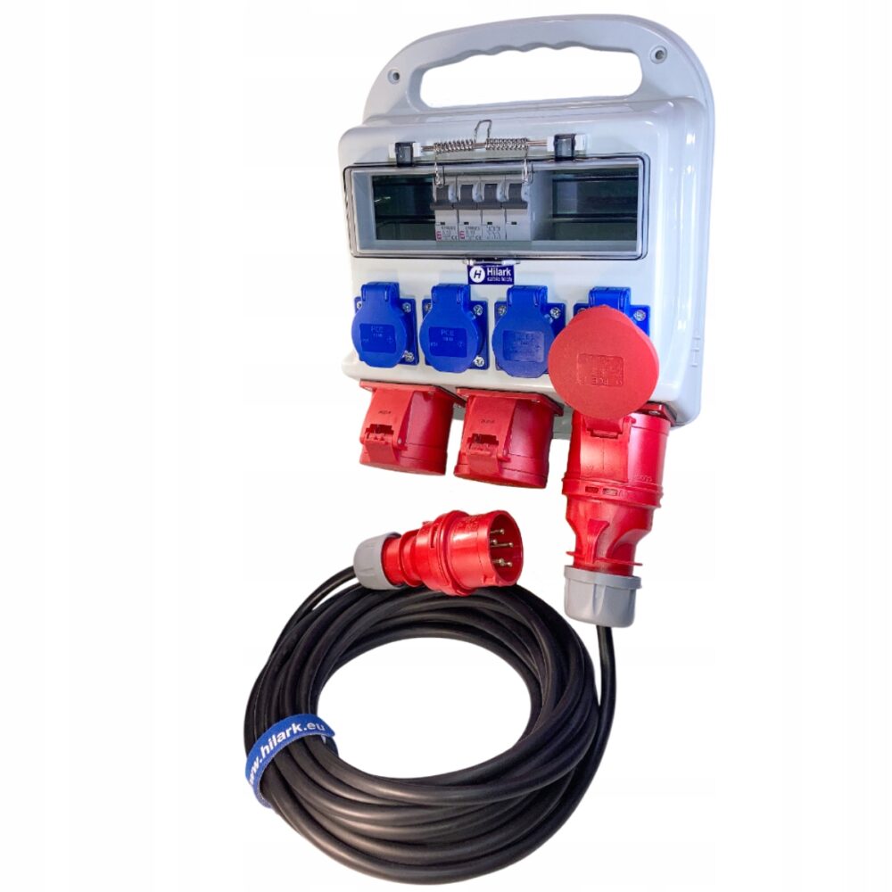 Coffret de chantier 2x16A + 4x230V PCE + Rallonge de chantier 3m