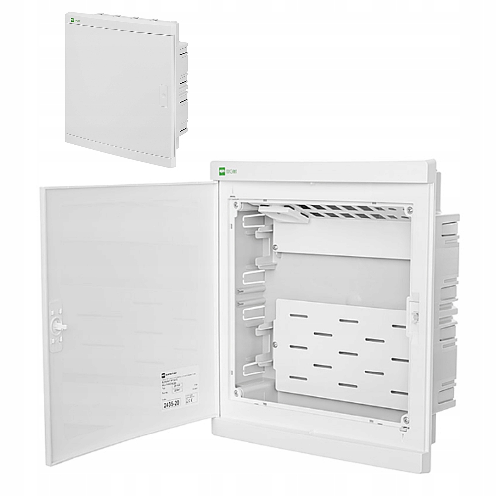 Coffret de répartition encastré ELEGANT 2×12 IP40 350x310x102 EPN blanc 2435-20