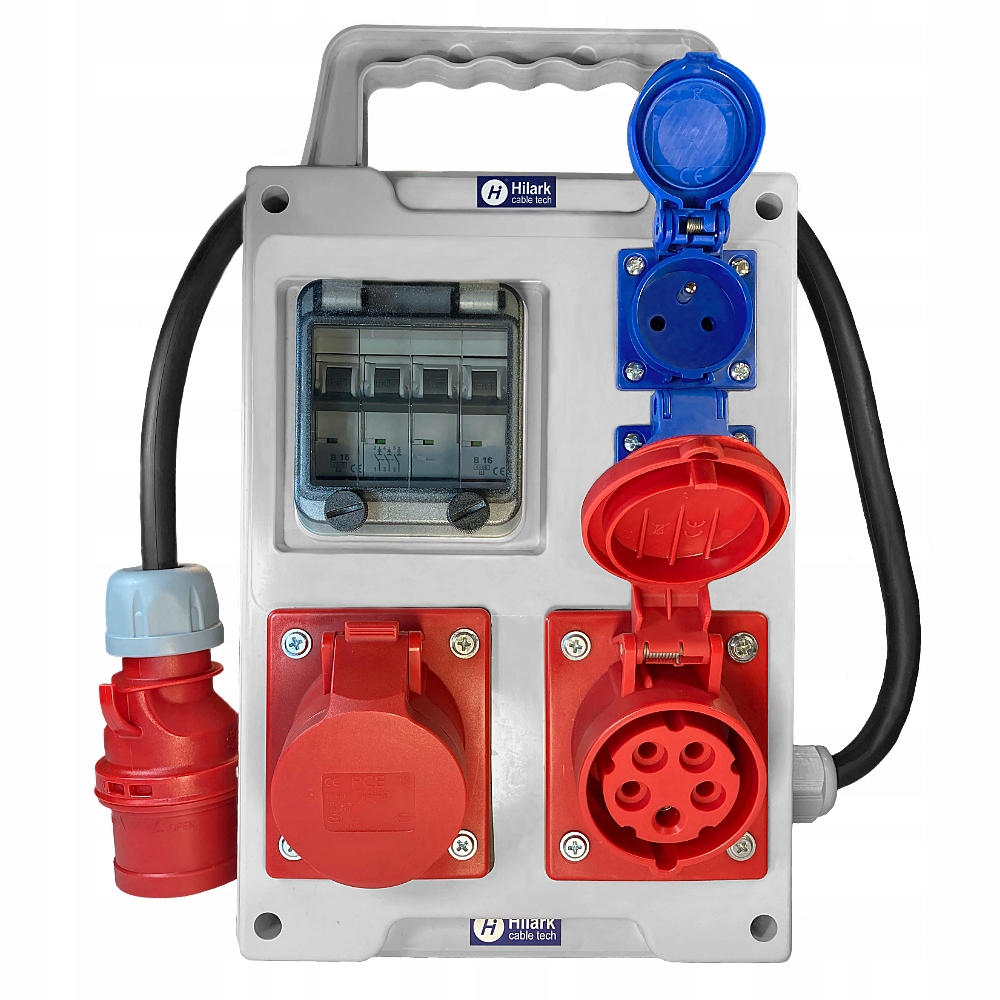 Coffrets de chantier - prises mobiles B16 3P et 1P 1x16A 1x32A 2x230V