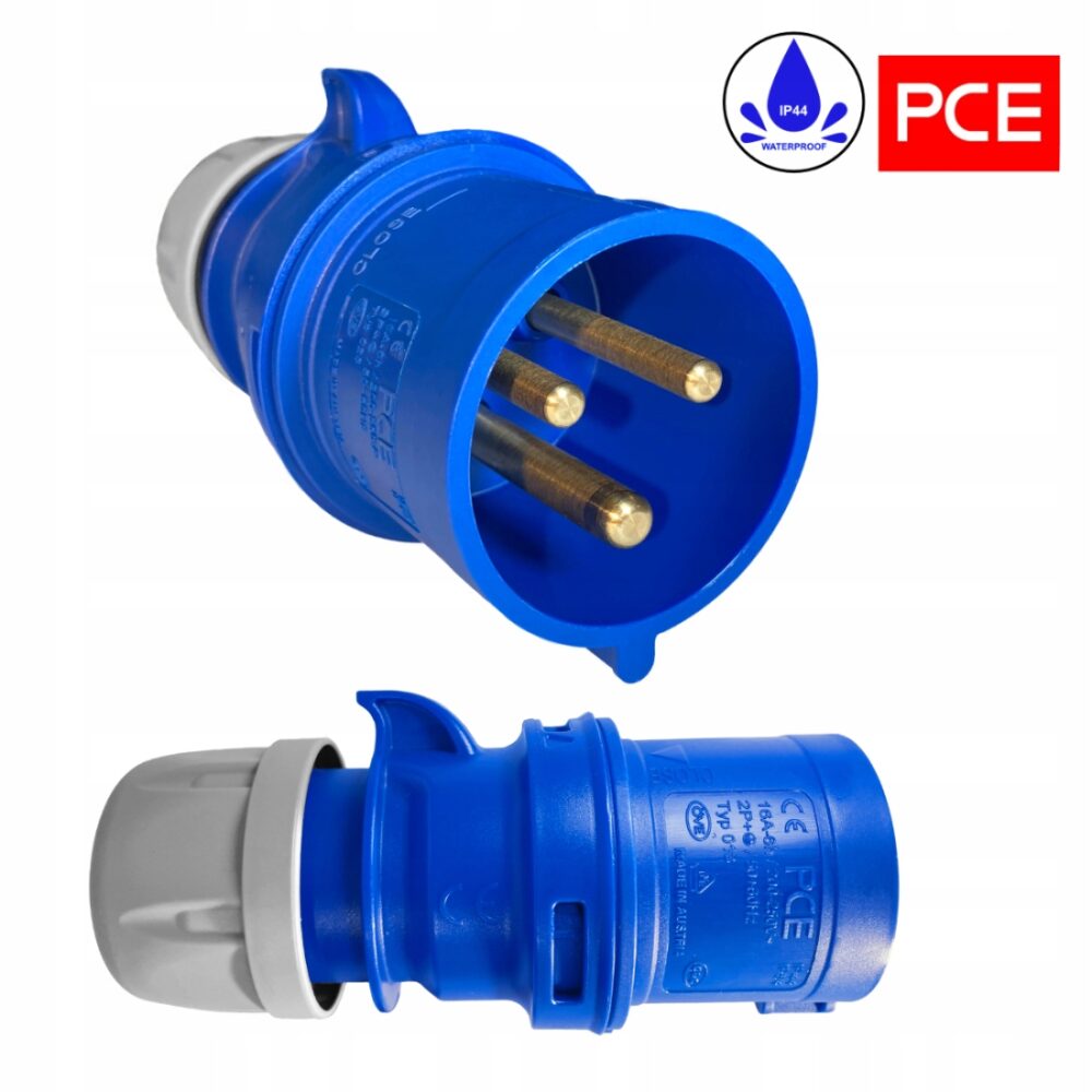 Rallonge en PVC CEE H05VV-F 3×1,5 mm² sur enrouleur 20m