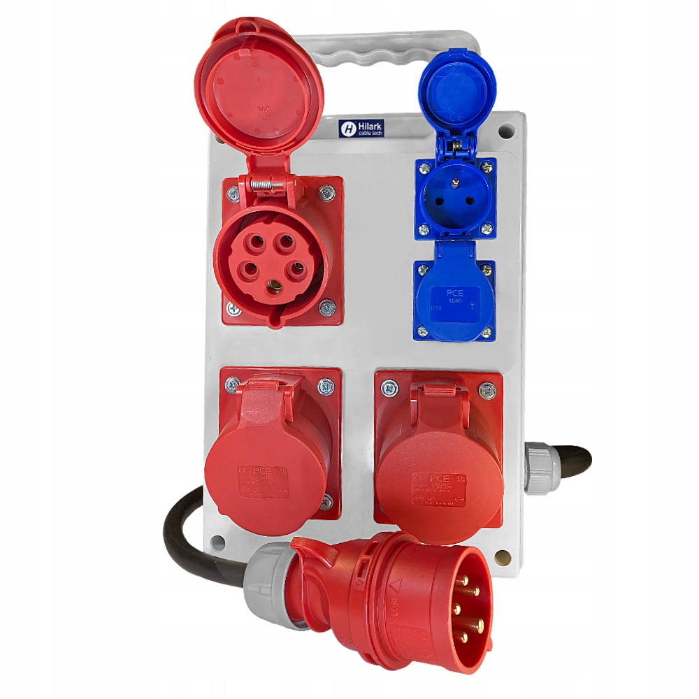 Coffret de chantier portable IP44 2x230V 2x16A 1x32A 400V