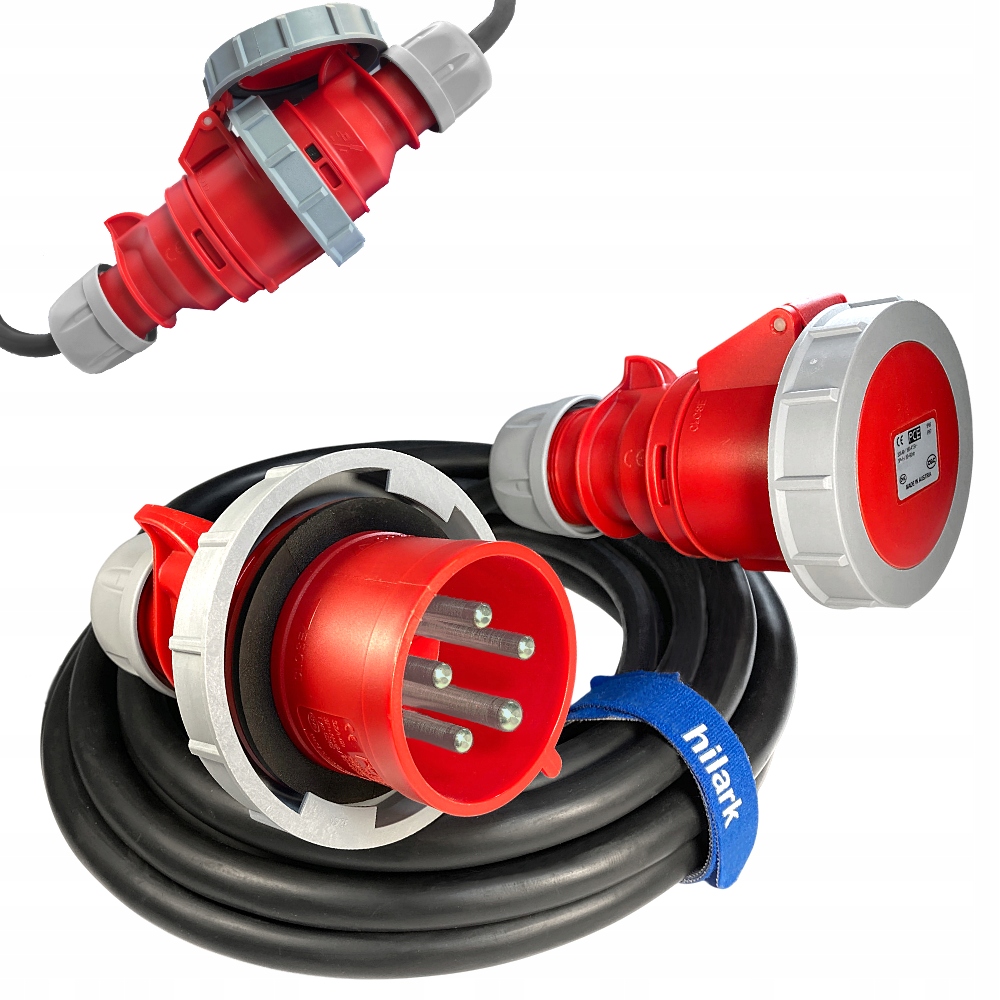 Rallonge triphasée CEE H07RN-F 5×2,5mm² 1m