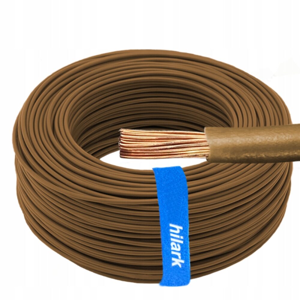 Câble d&rsquo;installation 1x25mm² H07V-K LgY souple classe 5 marron 100m