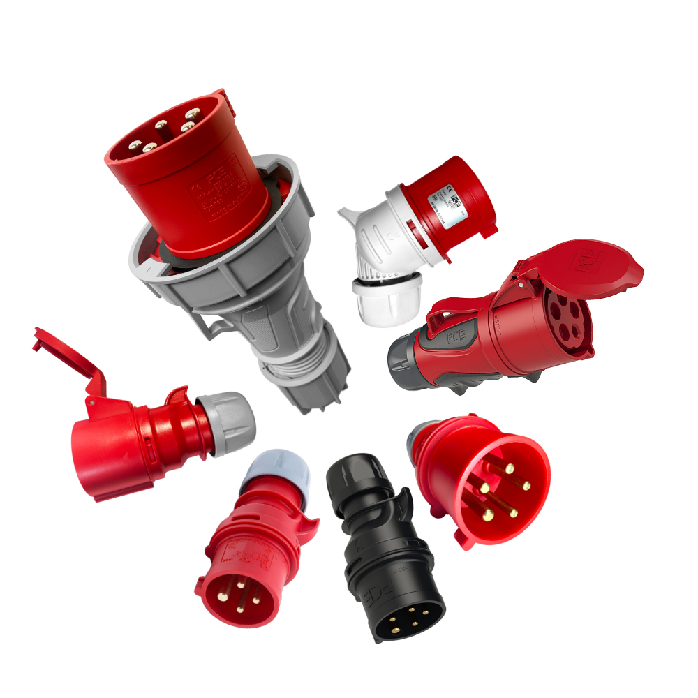 Prises et fiches triphasées