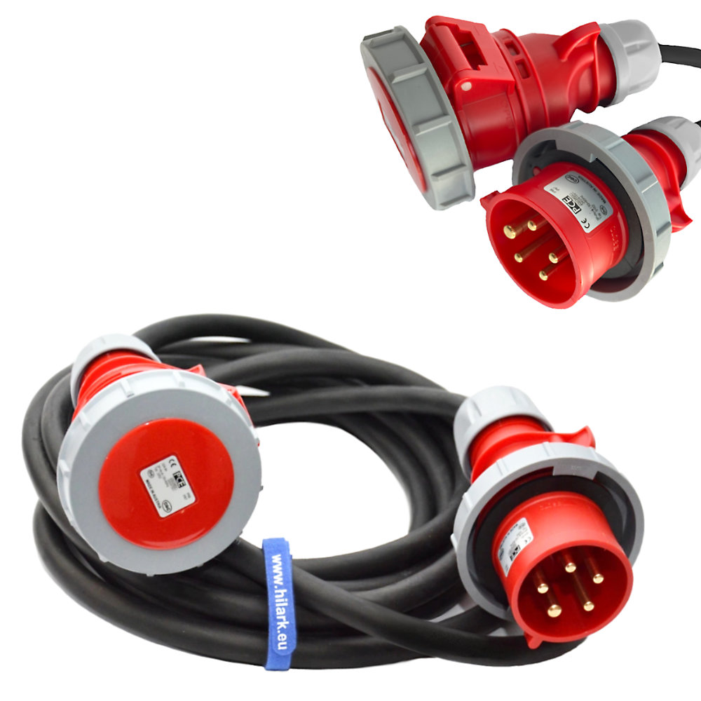 Rallonges triphasées CEE 16A 5g2,5 H07RN-F