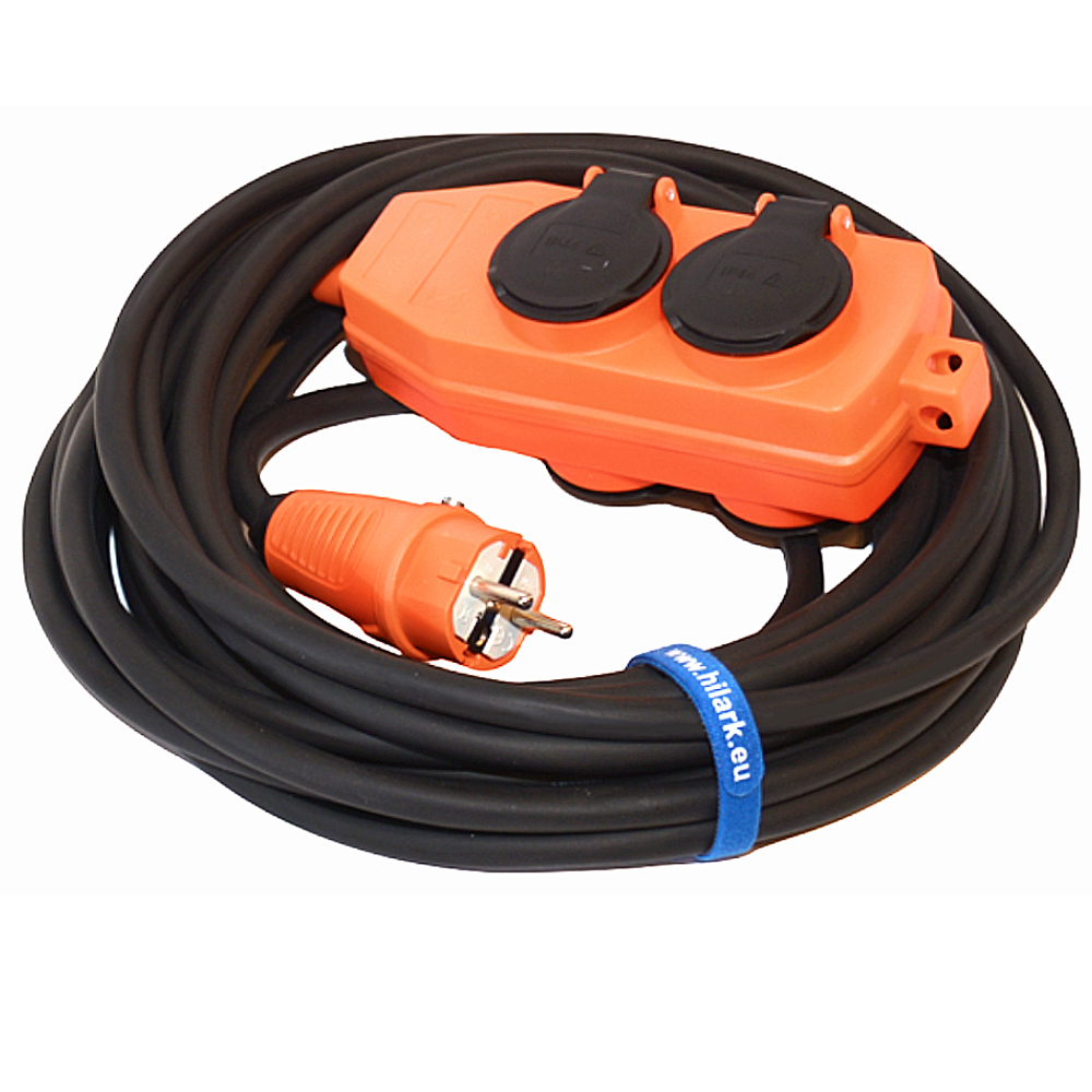 Rallonge OnPD H07RN-F 3×1,5 mm² 1m RÉPARTITEUR