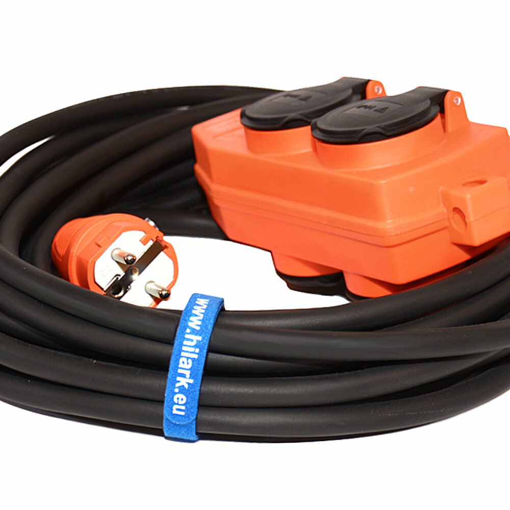 Rallonge OnPD H07RN-F 3×1,5 mm² 1m RÉPARTITEUR