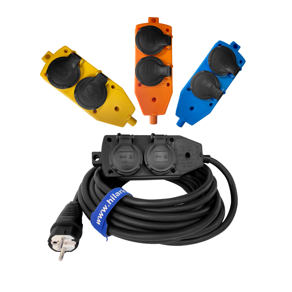 Répartiteurs en caoutchouc pour professionnels 4 prises - CÂBLE H07RN-F