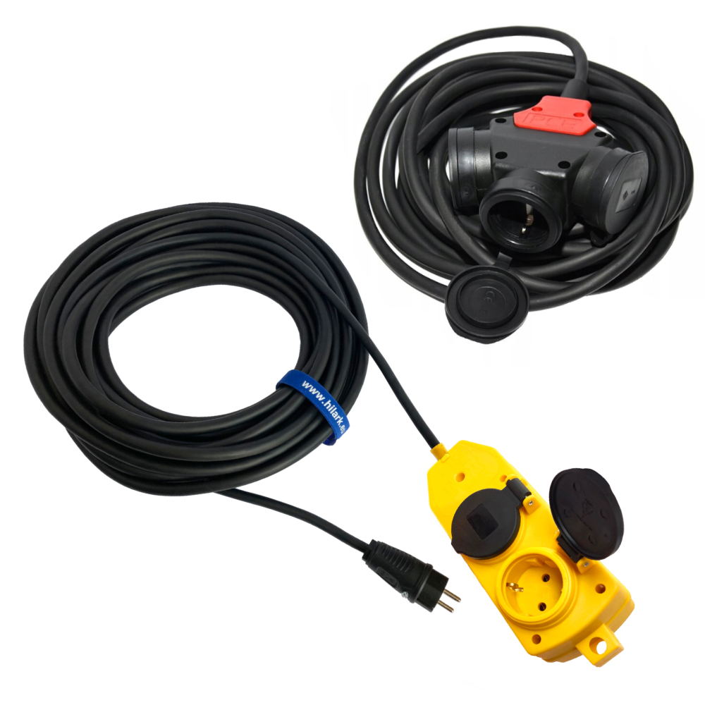 Rallonges 3 conducteurs section 2,5 mm²